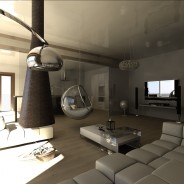 Progetto di interni con Ceramiche Panaria zero3 effetto legno